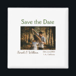 Íman Foto típica de tipografia elegante branca, modelo<br><div class="desc">design</div>