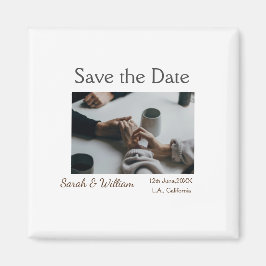 Íman Foto típica de tipografia elegante branca, modelo 