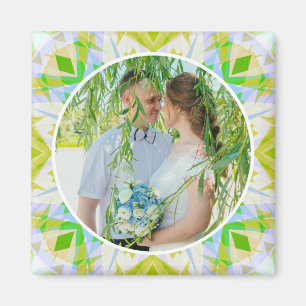 Íman Foto verde Primavera do Aniversário de Casamento P