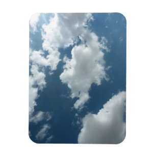 Íman Fotografia Abstrata de Céu Nublado