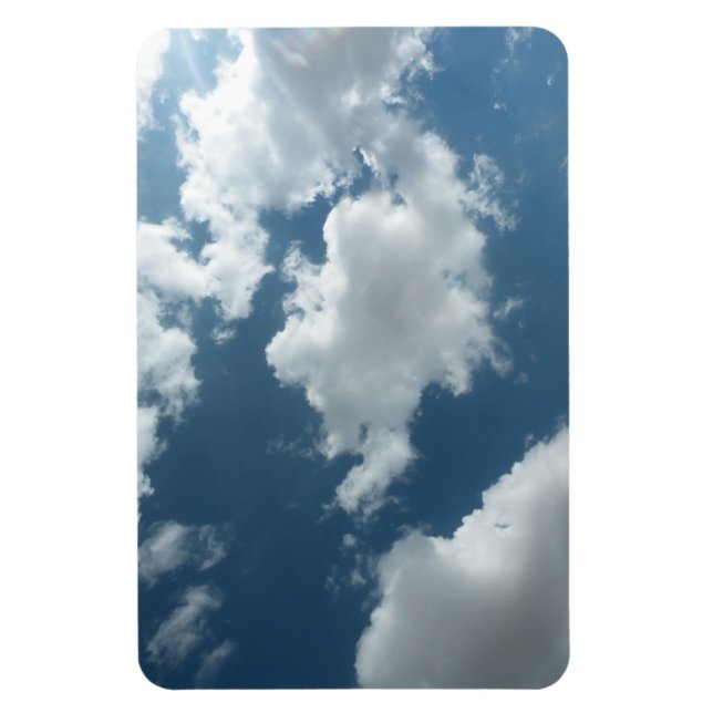 Íman Fotografia Abstrata de Céu Nublado (Vertical)