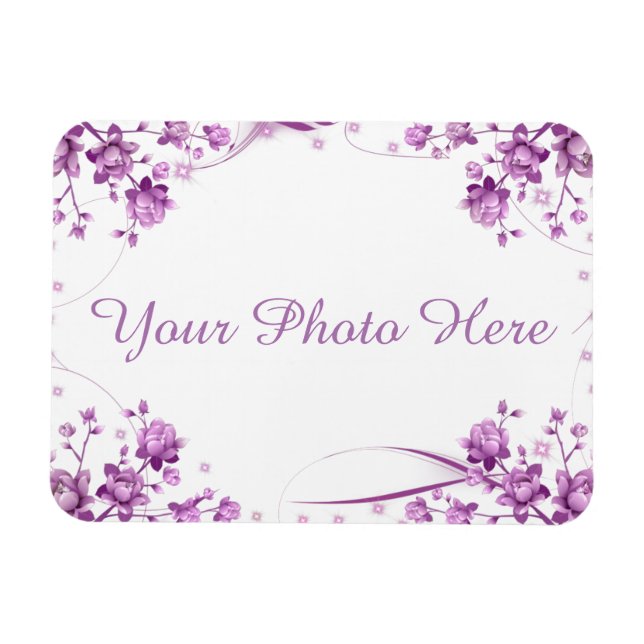 Íman Fotografia com Flores (Horizontal)