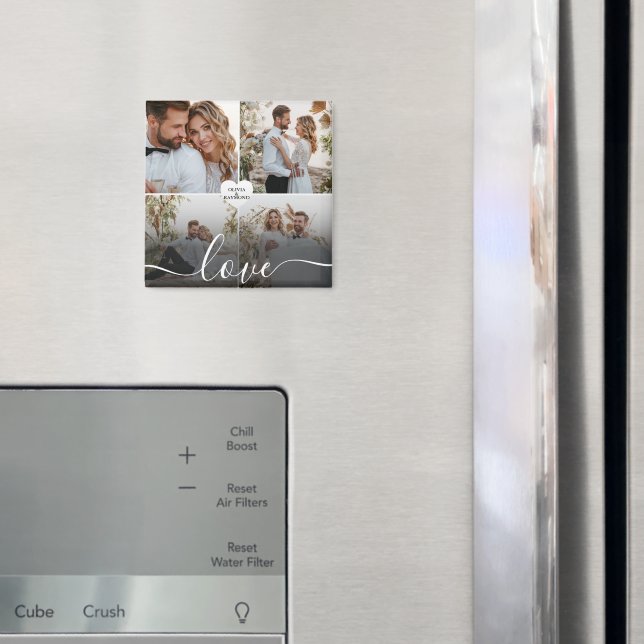 Íman Fotografia da Collagem de Amor design (In Situ (Fridge))