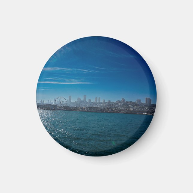 Íman Fotografia da Orla do Pier 39 de São Francisco (Frente)