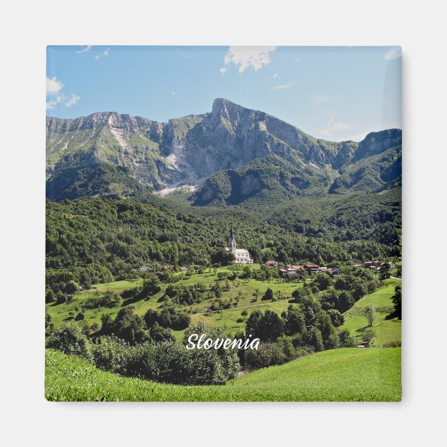Íman fotografia da paisagem da Eslovênia (Frente)