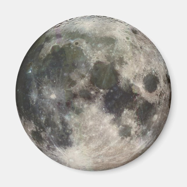 Íman Fotografia da superfície lunar da lua Galileu (Frente)