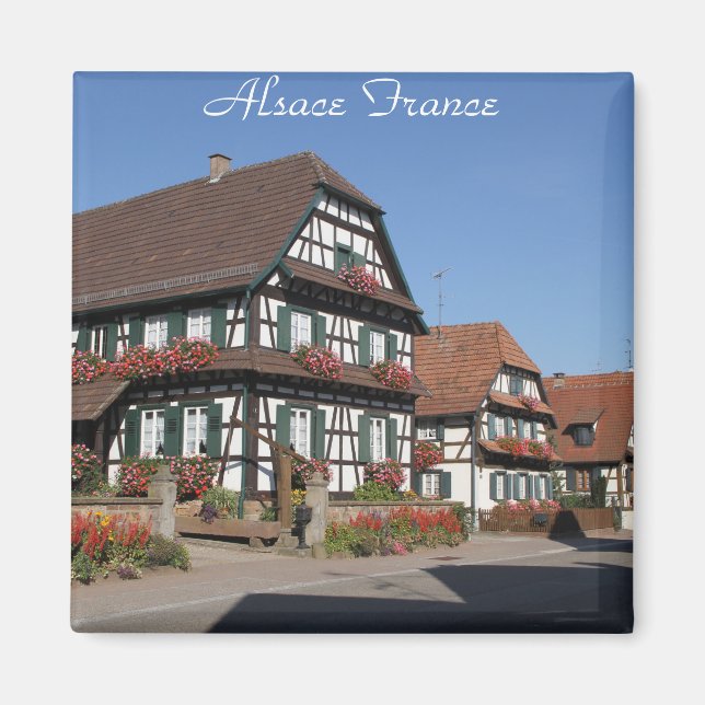 Íman Fotografia de alta definição da Alsace France (Frente)