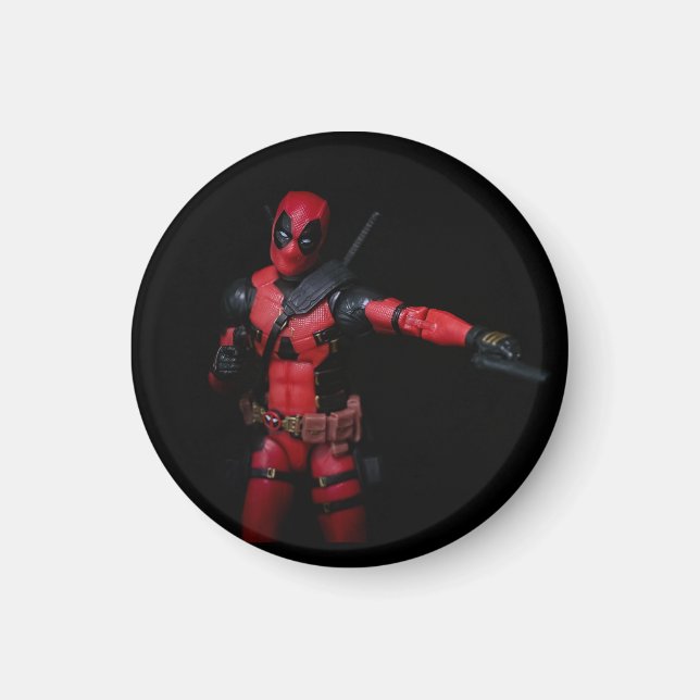 Íman Fotografia de banda desenhada divertida projetada (Frente)