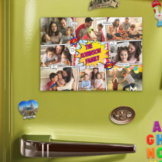 Íman Fotografia de família divertida Crie sua própria r