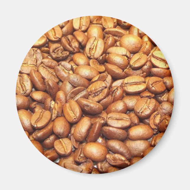 Íman Fotografia de Grãos de Café (Frente)