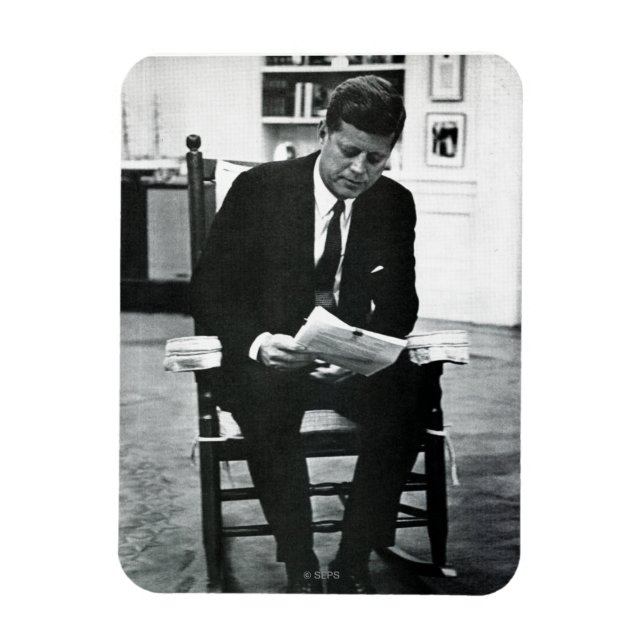 Íman Fotografia de John F. Kennedy 2 (Vertical)