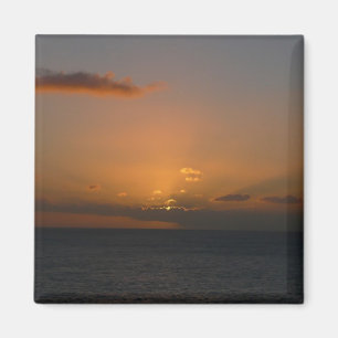 Íman Fotografia de paisagens do Sol por Trás das Nuven