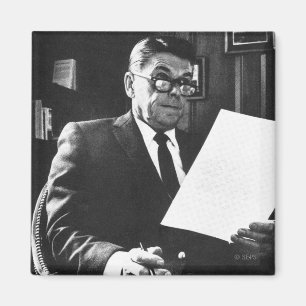 Íman Fotografia de Ronald Reagan