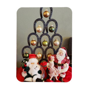 Íman Fotografia de Santa Clause, árvore de natal de fer