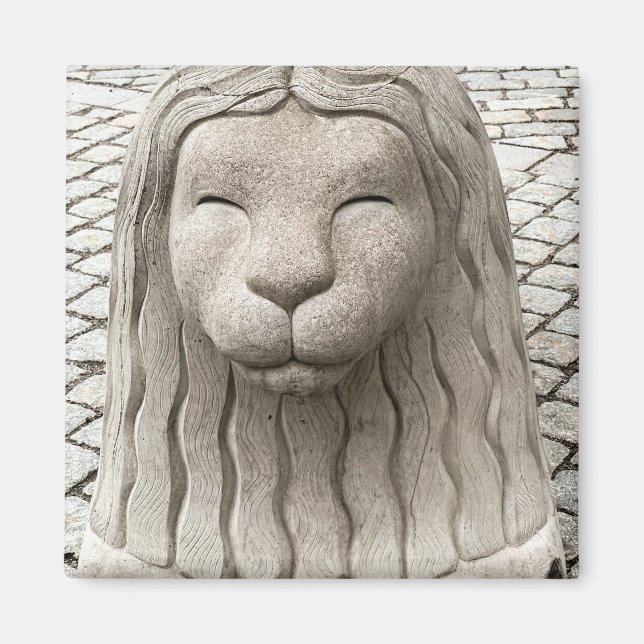 Íman Fotografia de Suecia de Estátua do Estocolmo Lion (Frente)