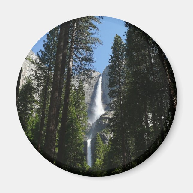 Íman Fotografia de Yosemite Falls and Woods Landscape (Frente)