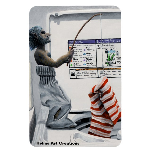 Íman Fotografia Fantasia Criminosa de Pesca Criminal (Vertical)