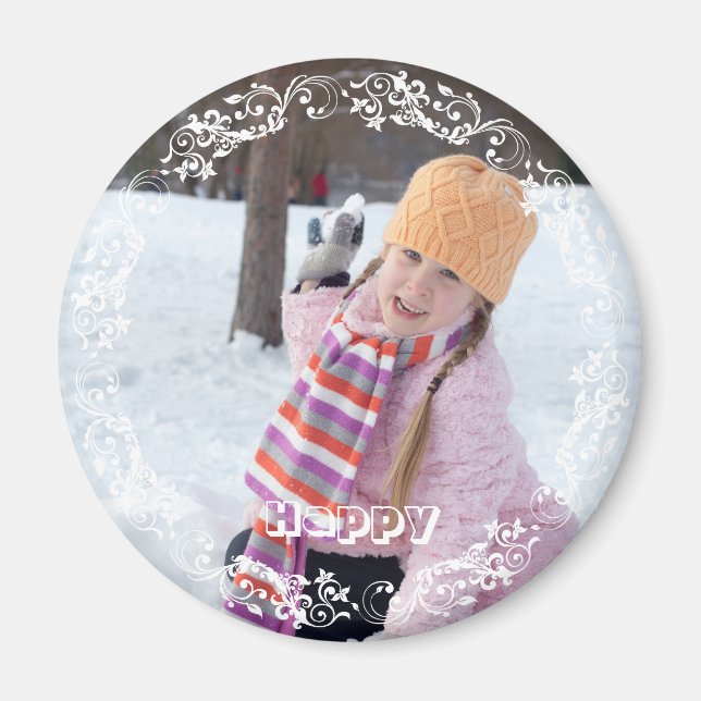 Íman Fotografia Personalizada Crie a sua | (Frente)