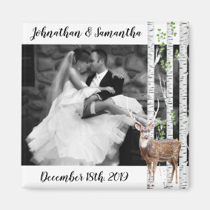 Íman Fotografia personalizada "Deer Doe Woodland Buck L