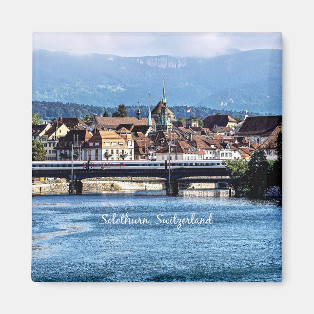 Íman Fotografia Solothurn, cenas de Suiça (Frente)