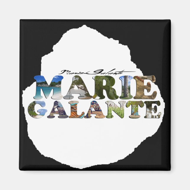 Íman Fotografias de Marie-Galante (Frente)