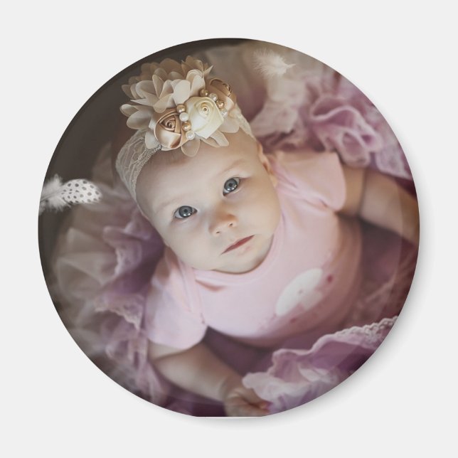 Íman Fotografias para Bebês Personalizadas (Frente)