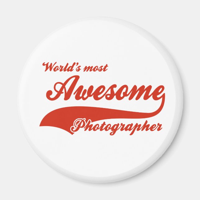 Íman Fotógrafo mais incrível do mundo (Frente)