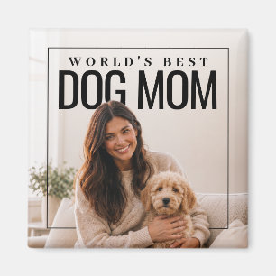 Íman FotoPop Melhor Mãe de Cachorro do Mundo
