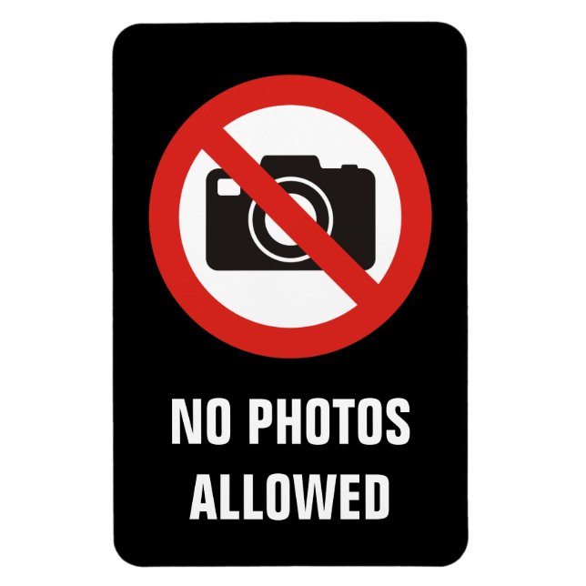 Íman Fotos Não Permitidas (Vertical)