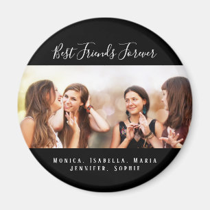 Íman Fotos personalizadas, melhores amigos para sempre,