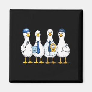 Íman Four Dads Geese Crew - Melhor Vida de Trabalho de 