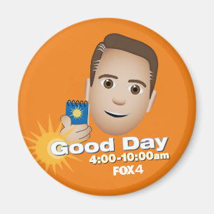 Íman FOX 4 Dias úteis Emoji Brandon Frigorator Magnet