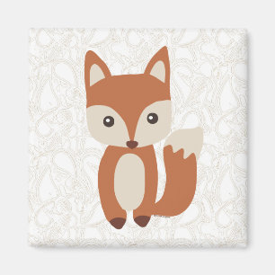 Íman Fox bonito do bebê