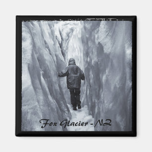 Íman Fox Glacier - Nova Zelândia 4 (Imã de geladeira)