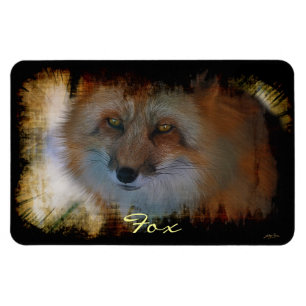 Íman Fox-lover Wildlife Art Magnet