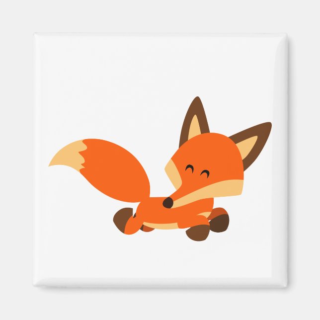 Íman Fox Magnet de Cartoon de Frota Cura (Frente)