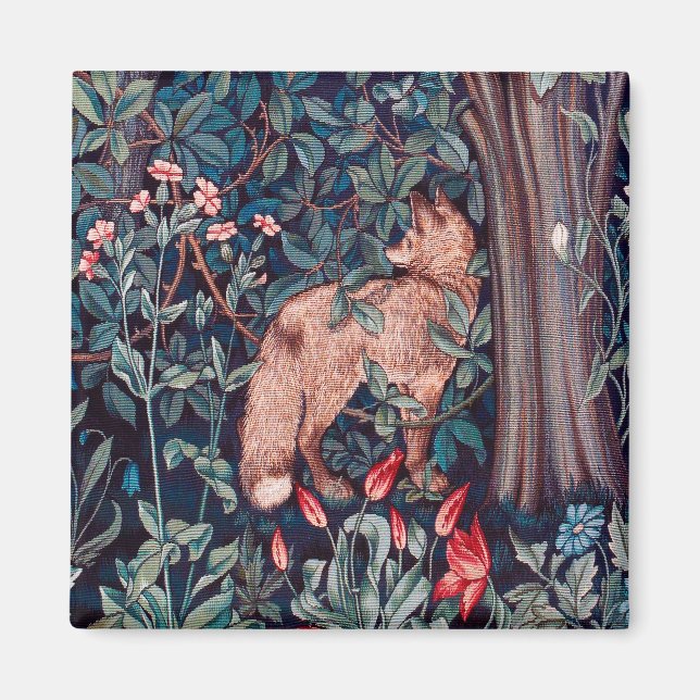 Íman Fox na Floresta, William Morris (Frente)
