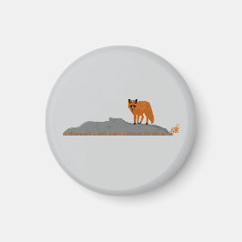 Íman 🦊 Fox on the Rock Magnet