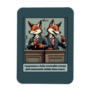 Íman Fox Presidencial - Engraçada Sanitária Política