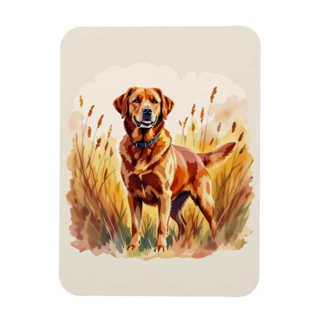 Íman Fox Red Labrador Retriever Dog (Vertical)