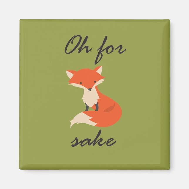 Íman Fox Sake Magnet (Frente)
