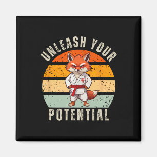 Íman Fox Self Defense Karate Retro