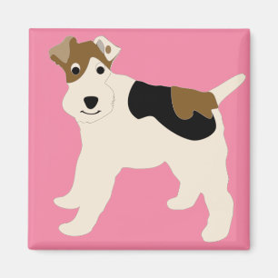 Íman Fox Terrier do fio dos desenhos animados