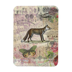 Íman Fox Vintage Selvagem Animal