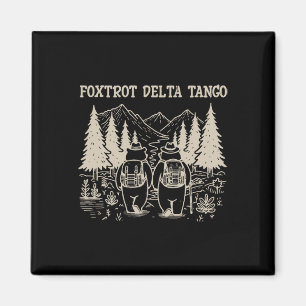 Íman Foxtrots Deltas Tangos Engraçado Resistência