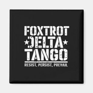 Íman Foxtrots Deltas Tangos Engraçado Resistência Urso