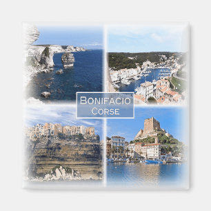 Íman FR0118 Europa, França, Córsega, Bonifacio, Corda