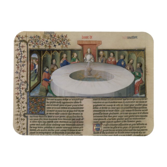 Íman Fr.120 f.524v Cavaleiros da Mesa redonda de (Horizontal)