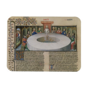 Íman Fr.120 f.524v os cavaleiros da mesa redonda de