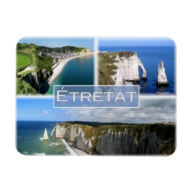 Íman FR França - Normandia - Etretat - The cliffs - (Horizontal)
